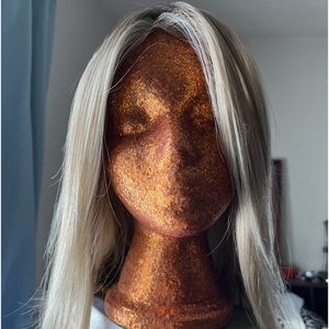 Synthetic Blonde Hair Topper